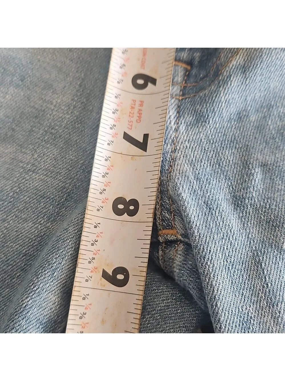 Polo Ralph Lauren Tompkins Skinny Jeans Distressed Light Blue Size 26